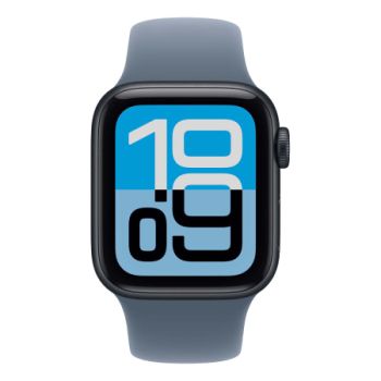 Apple Watch SE 3 40 mm, Midnight Aluminum Anchor blue Sport Band S/M